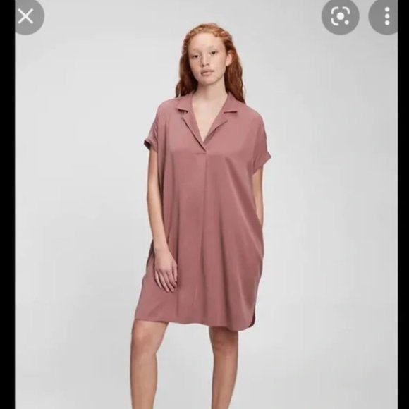 GAP Dresses & Skirts - Gap Tencel Lyocell Popover Dress XL NWT
